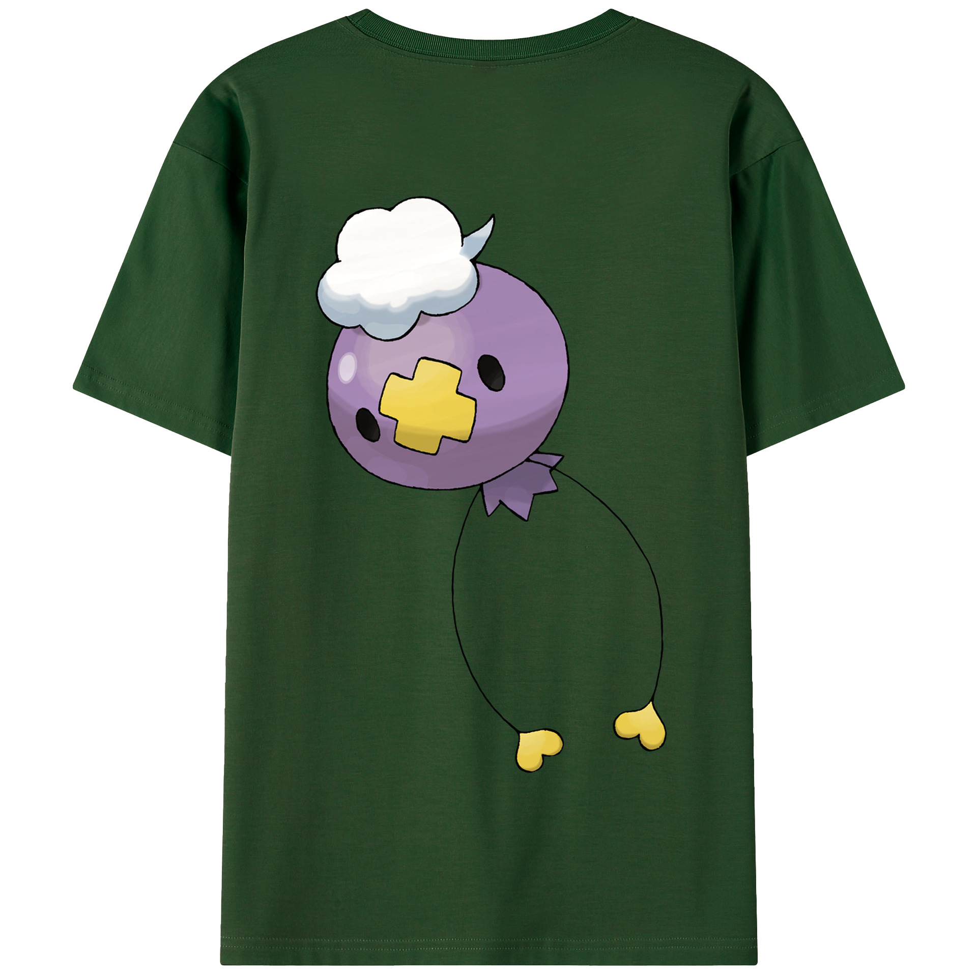 （画像用） ポケットモンスター Pokémon 綿100％半袖Tシャツ（背面プリント）